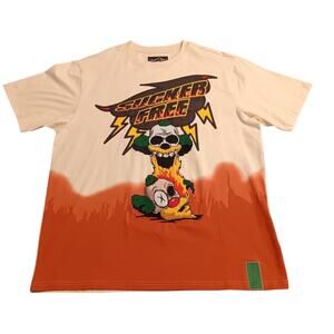 Frost Originals Sucker Free Embroidered T Shirt XL Krusty The Clown Streetware